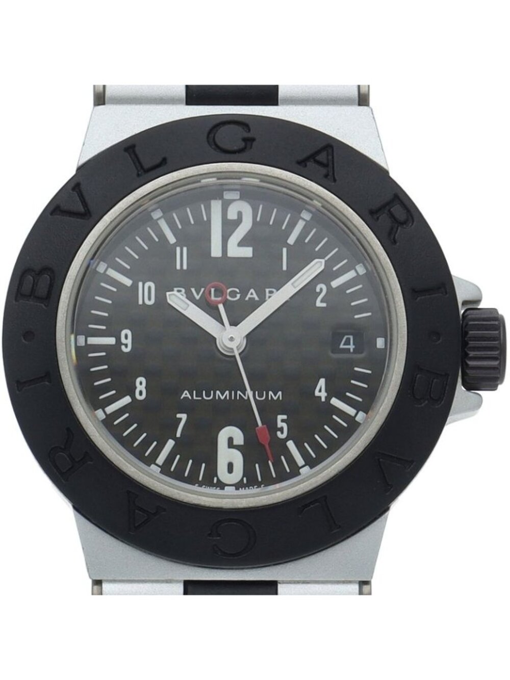 Bvlgari Al Mini Um Watch 29 Carbon Aluminum Rubber
